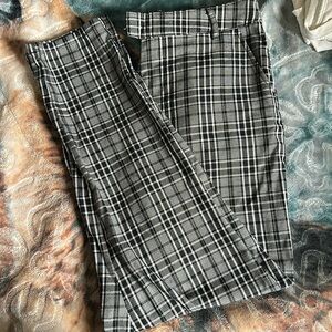 Madras patterned pants, size S/M